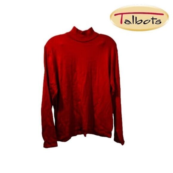 Talbot Women's‎ Classic-Fit Lightweight Long-Sleeve Turtleneck Pullover Sweater - Picture 1 of 5